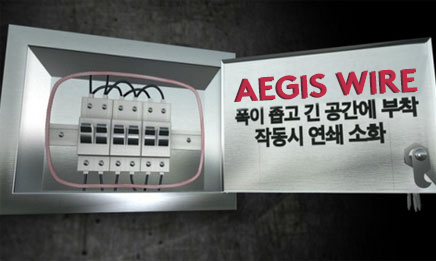 AEGIS WIRE Usage range : It is attached to long and narrow space.